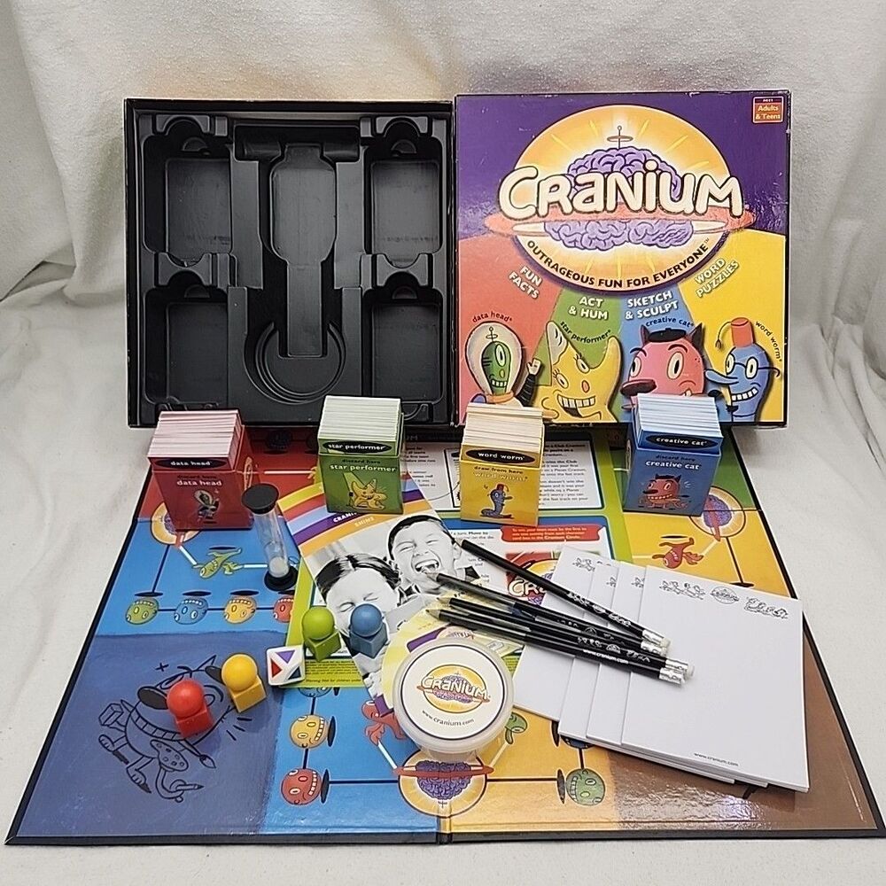 Game Cranium 4 Your Whole Brain 2004 Outrageous Fun For Everyone No Clay